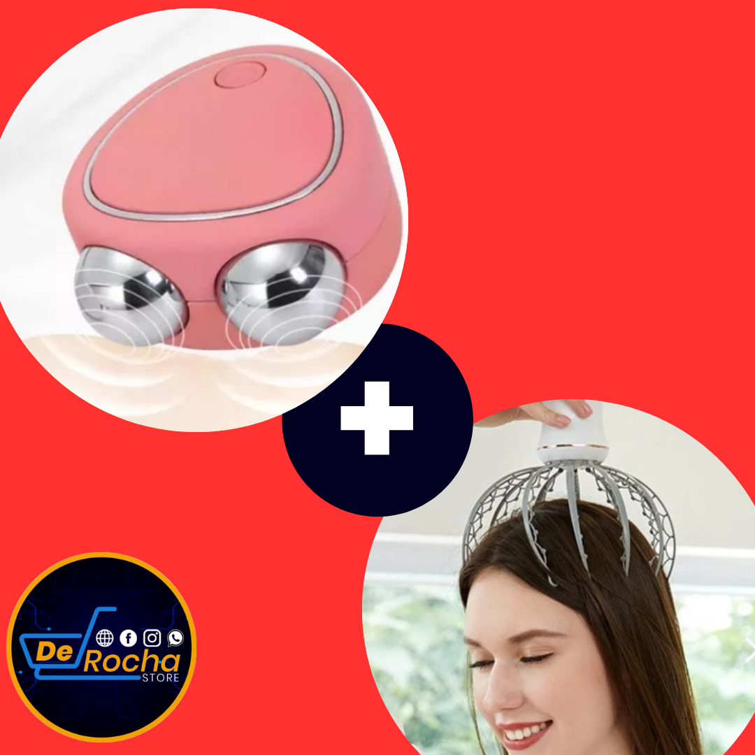 combo masajeador cabeza+masajeador ros